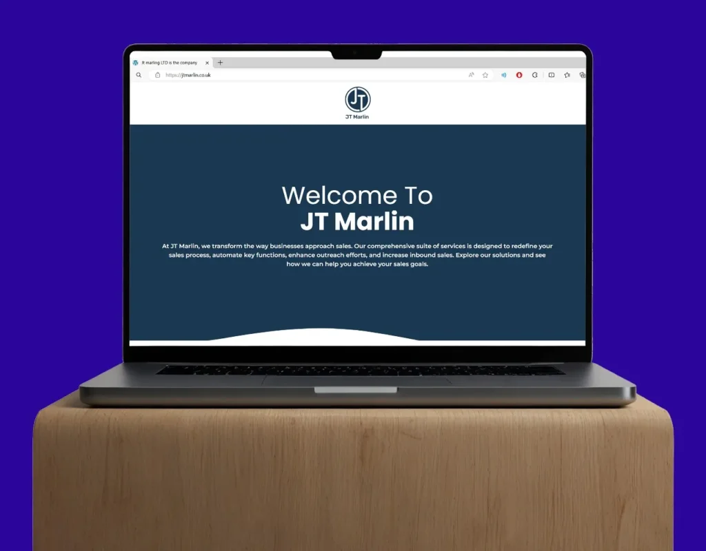 JT Marlin website design