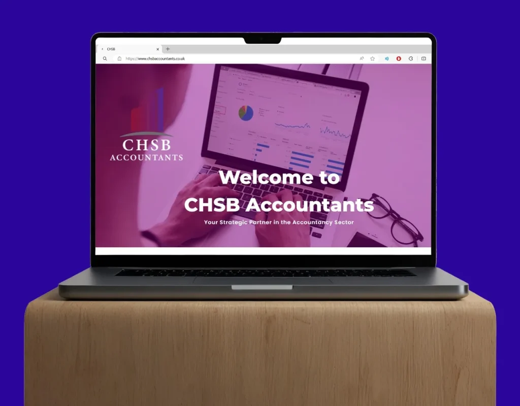 CHSB Accountants website design