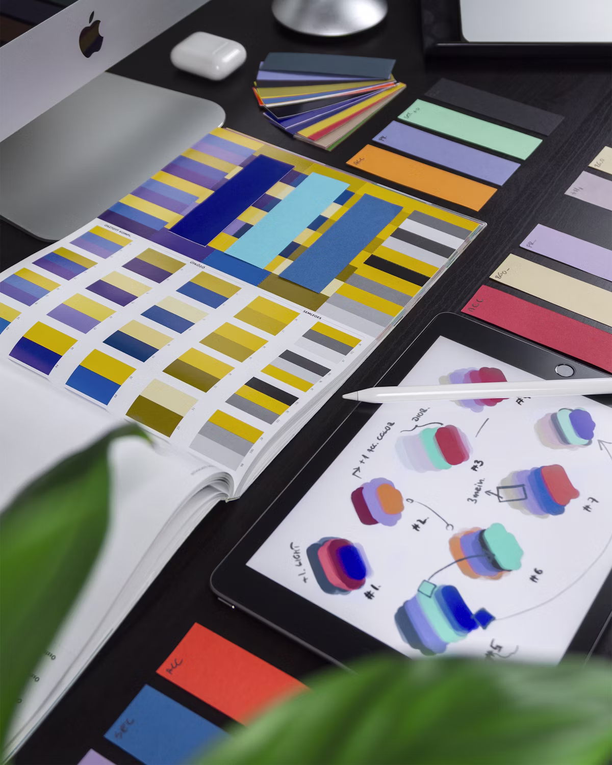 Brand identity and logo design mockups