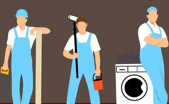 Local service business owner at work